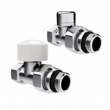 Набор термостатический прямой Royal Thermo Design 1/2"М30х1,5 Хром